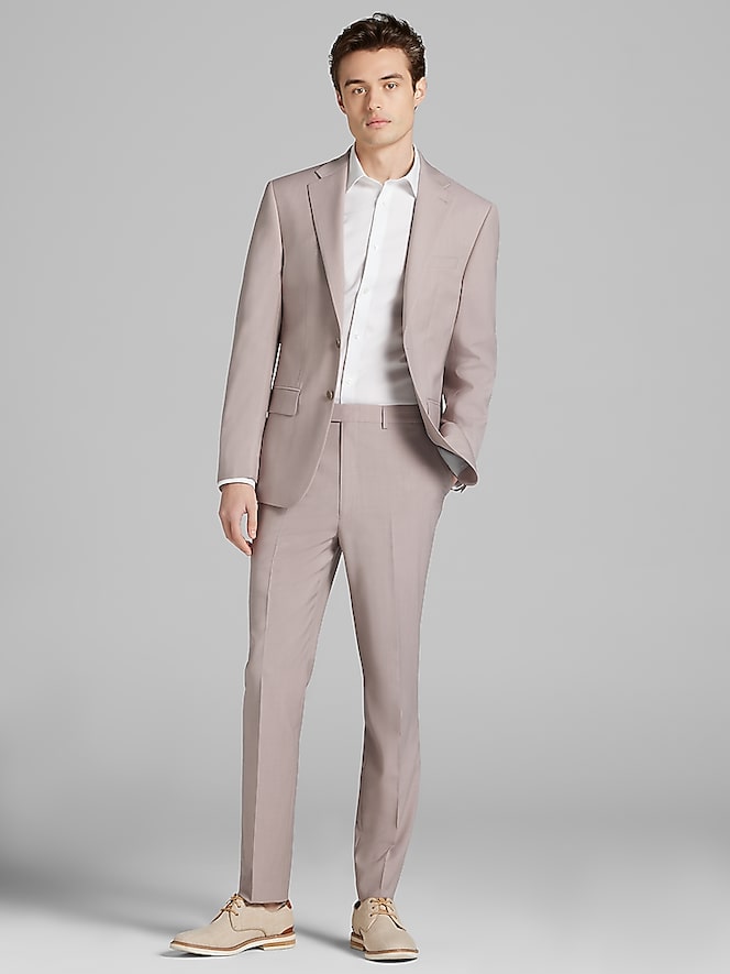 Calvin Klein Slim Fit Wool Blend Suit