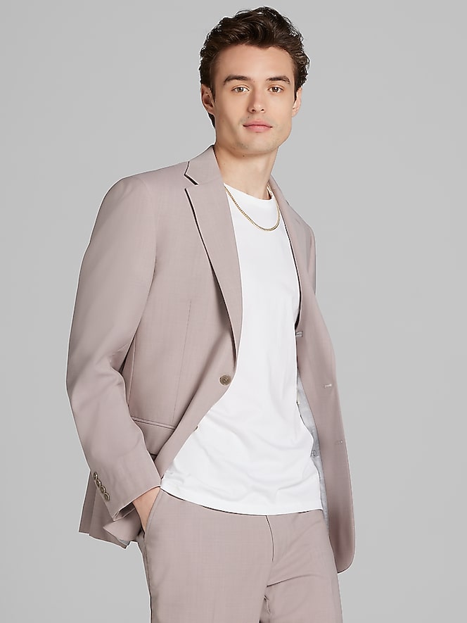 Calvin Klein Slim Fit Wool Blend Suit