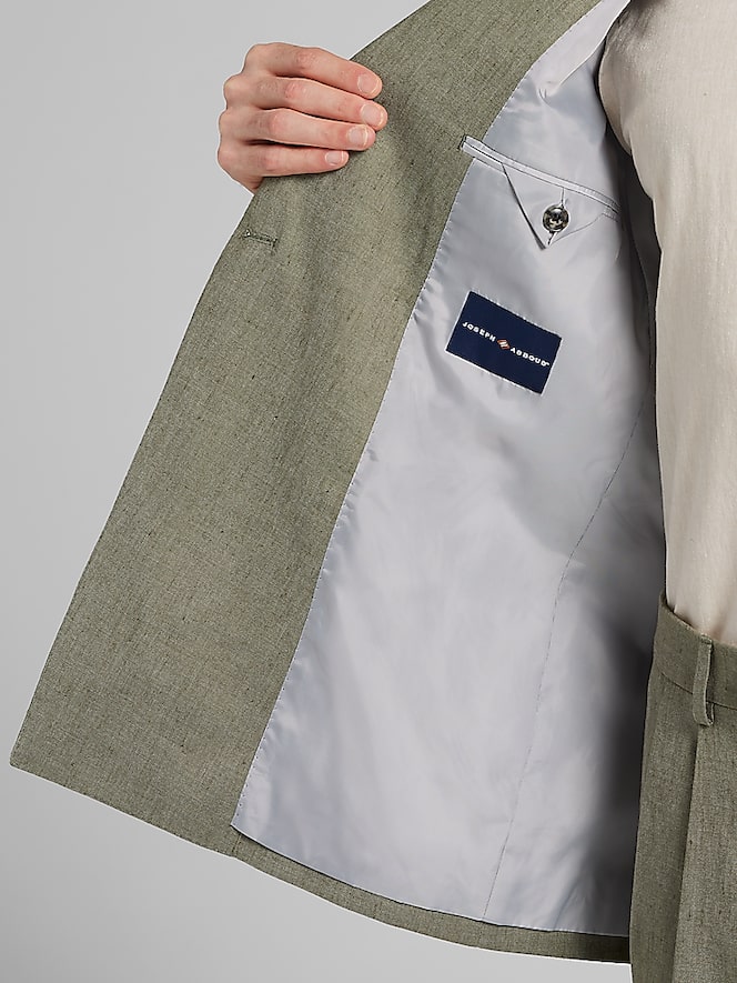 Joseph Abboud Modern Fit Linen Blend Suit