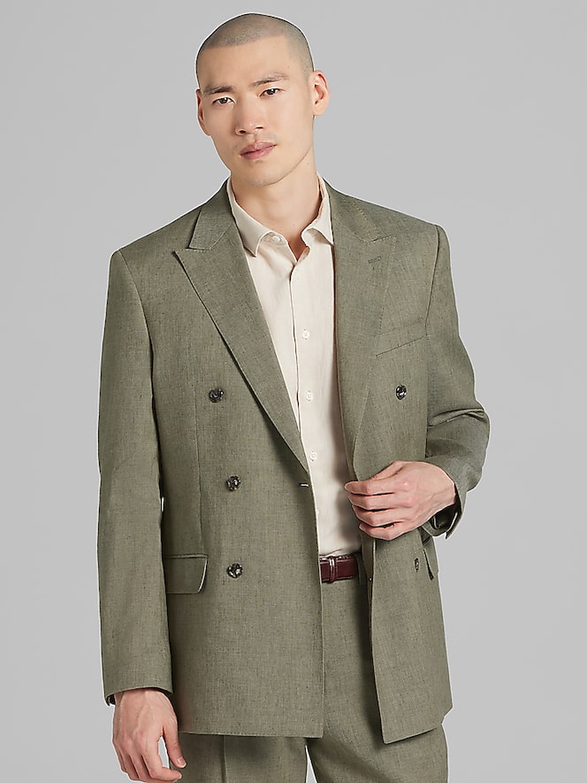 Joseph Abboud Modern Fit Linen Blend Suit