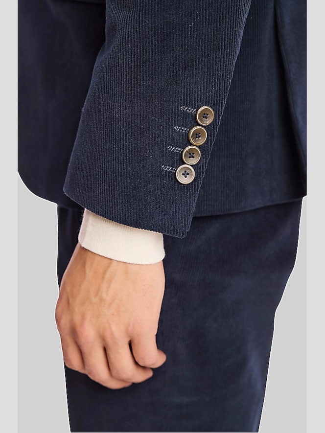 Paisley &Amp; Gray Slim Fit Corduroy Suit