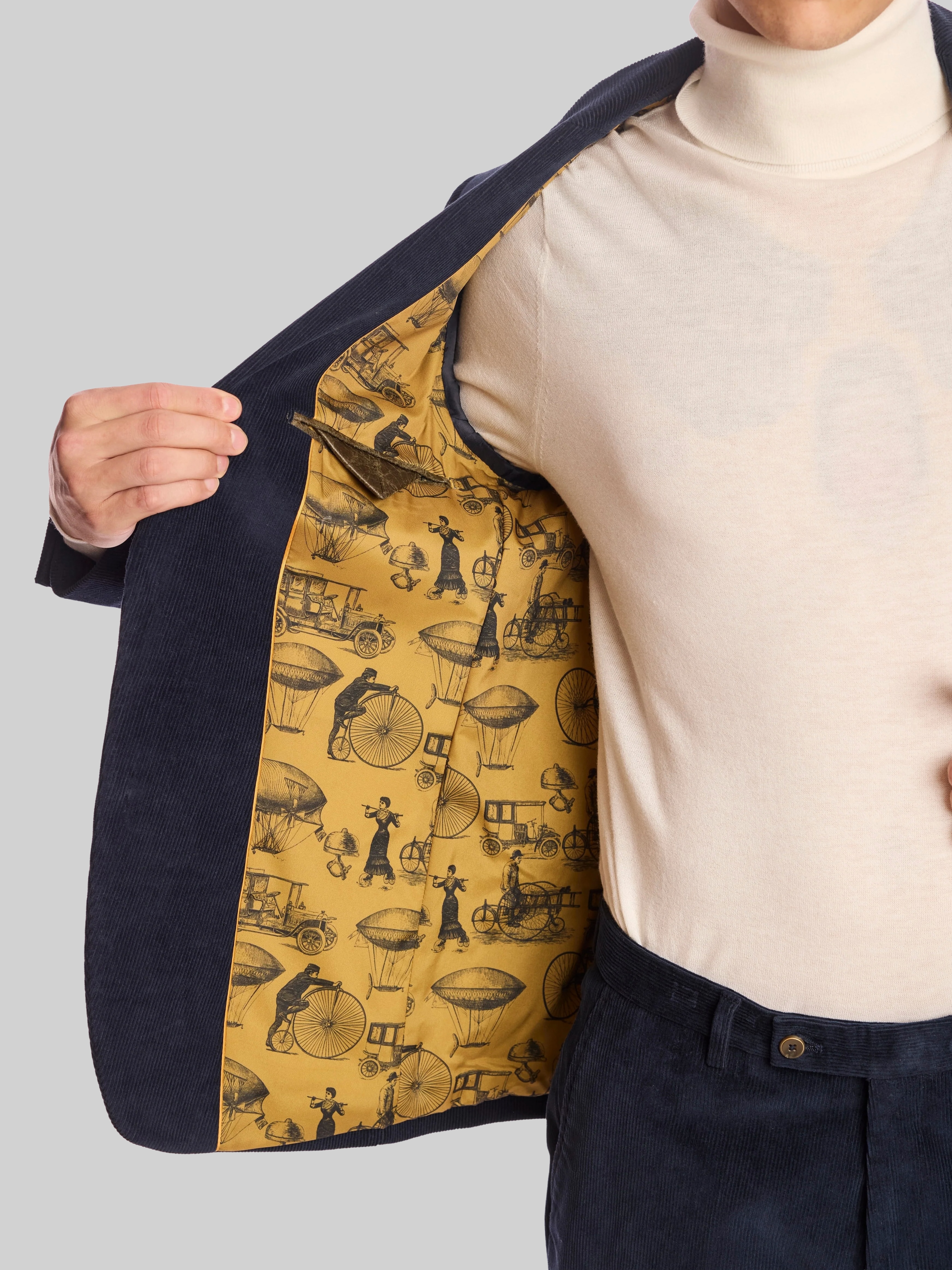 Slim Fit Corduroy Suit