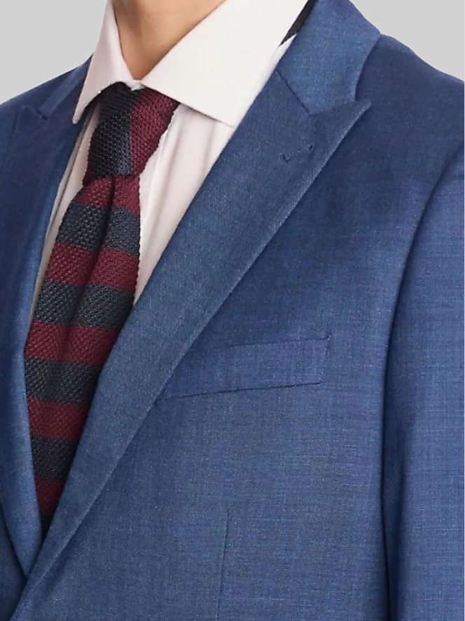 Paisley &Amp; Gray Slim Fit Sharkskin Suit