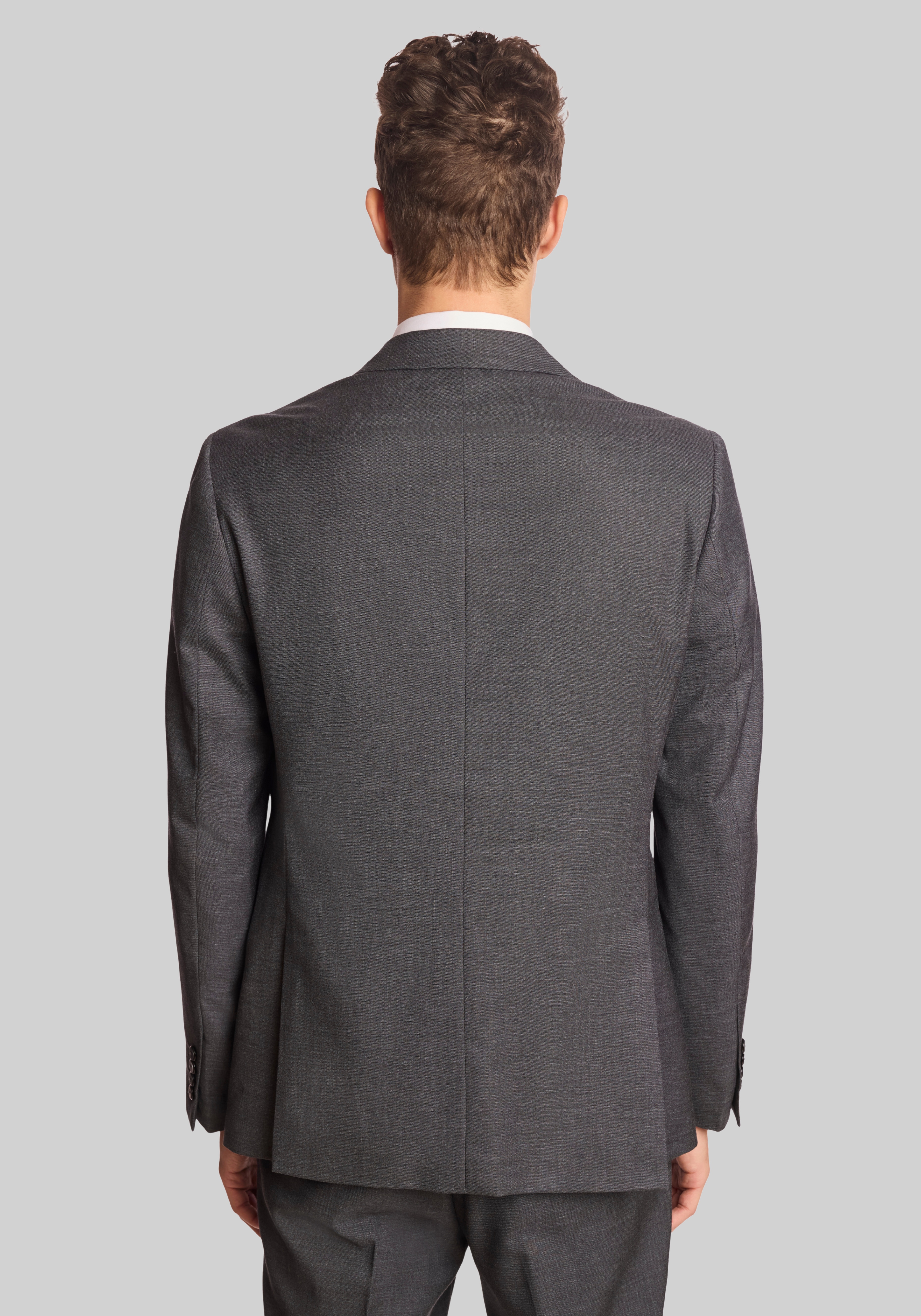 Slim Fit Sharkskin Suit