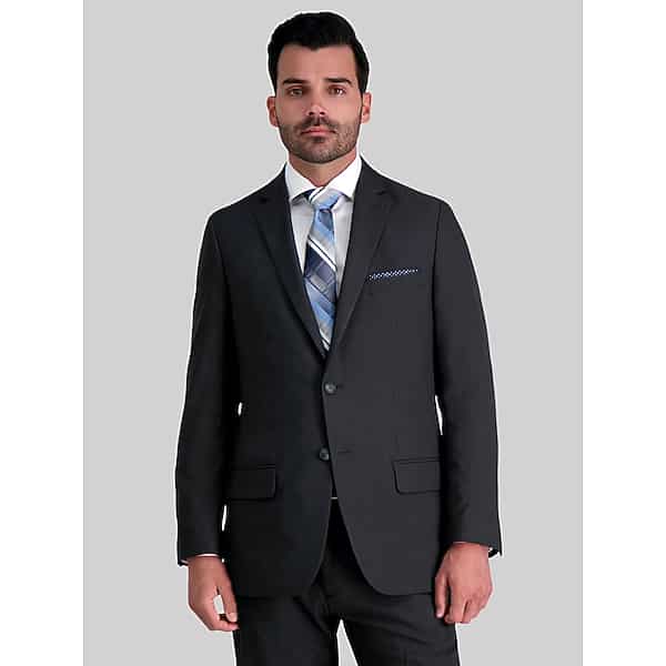 Haggar Men's Smart Wash™ Repreve™ Classic Fit Suit Charcoal Gray - Size: 34W x 30L,34W x 32L,36W x 29L,36W x 30L,36W x 32L,38W x 30L,38W x 32L,40W x
