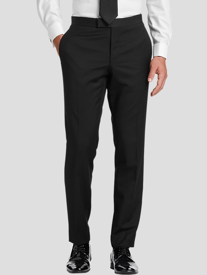 BLACK by Vera Wang Slim Fit Peak Lapel Tuxedo