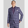 Paisley &Amp; Gray Modern Fit Plaid Suit