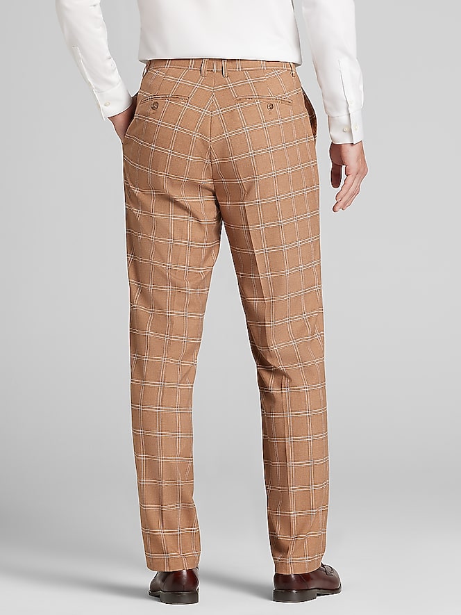 Paisley &Amp; Gray Modern Fit Plaid Suit