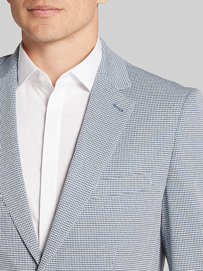 Paisley &Amp; Gray Modern Fit Houndstooth Suit