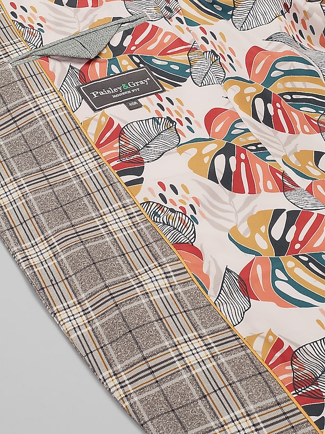 Paisley &Amp; Gray Modern Fit Plaid Suit