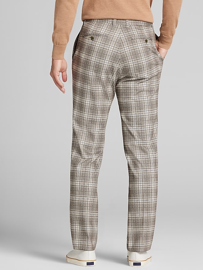 Paisley &Amp; Gray Modern Fit Plaid Suit