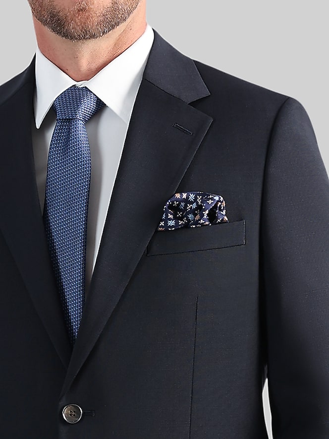 Haggar Tailored Fit Windowpane Premium Stretch Suit