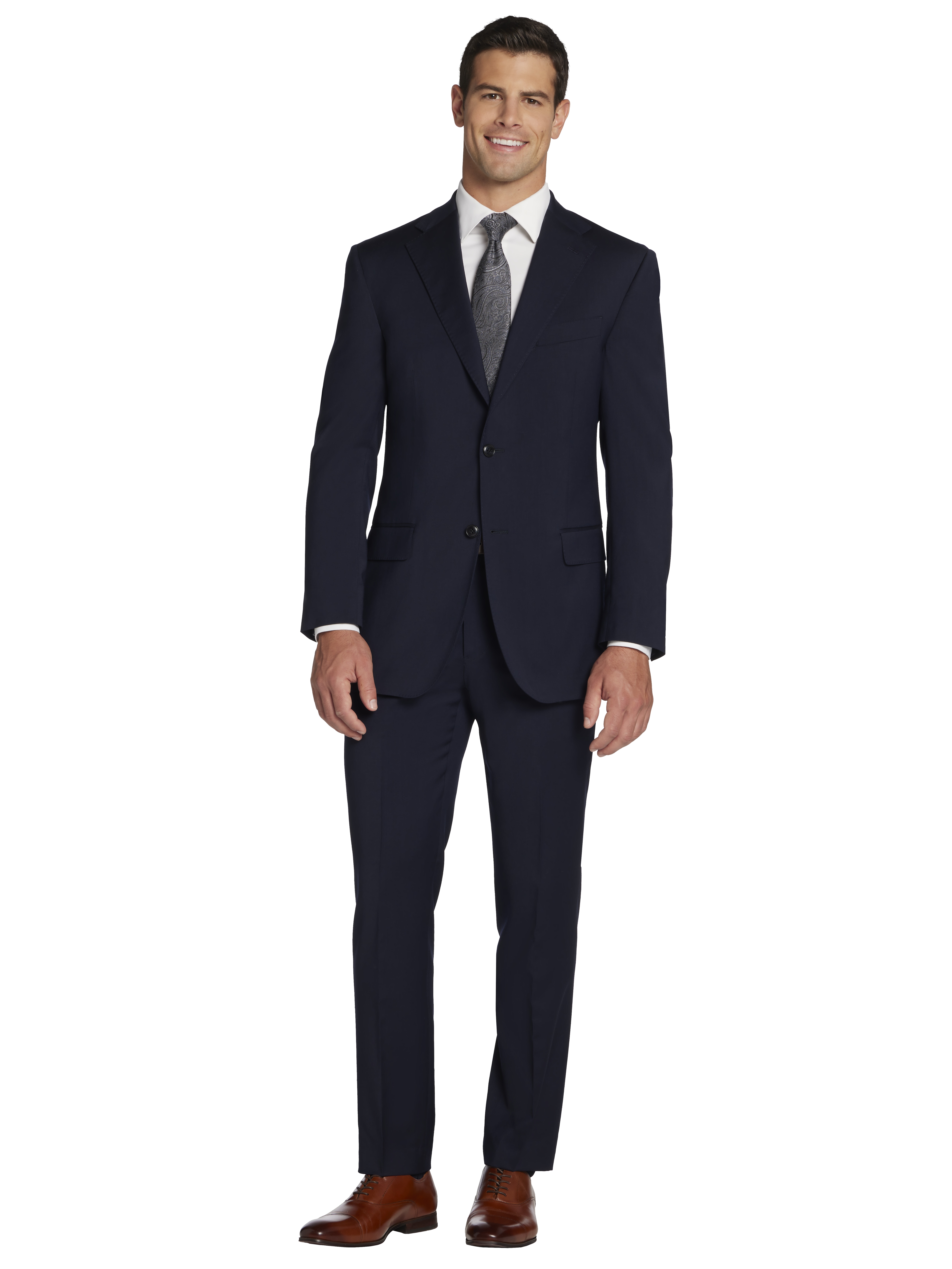 JOSEPH ABBOUD テーラードジャケット ネイビー Joseph Abboud Classic Fit Suit Jacket, Navy Solid - Blue | Men's