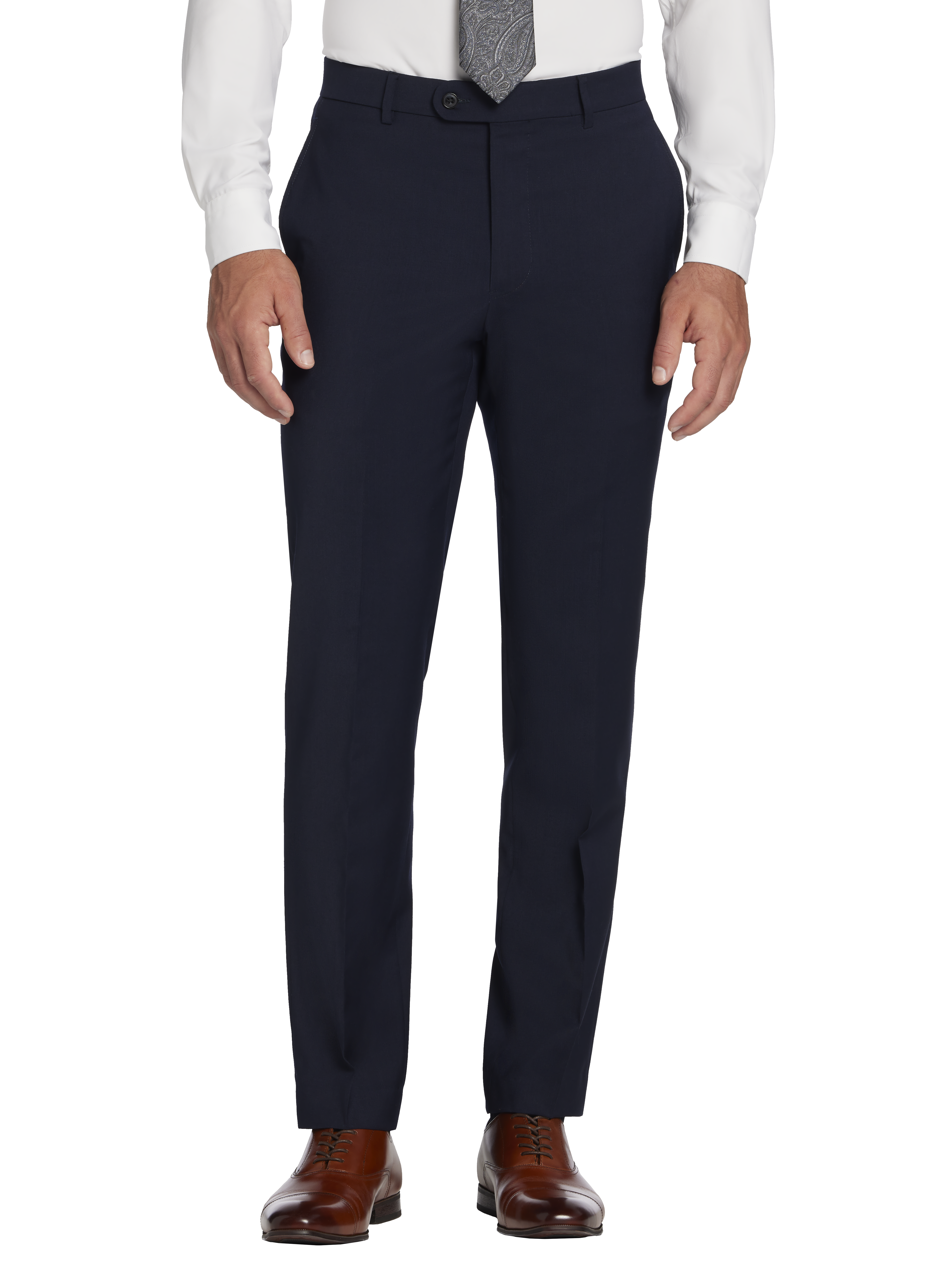 navy blue men dress pants Joseph Abboud Classic Fit Suit Pants, Solid - Buy Girl In Mind