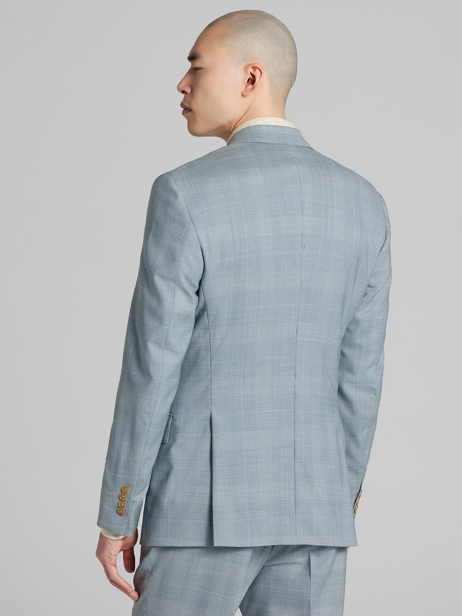 Joseph Abboud Modern Fit Plaid Suit, Dusty Teal Plaid - Green | 2
