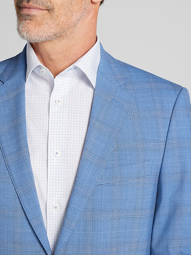 Joseph Abboud Classic Fit Plaid Suit