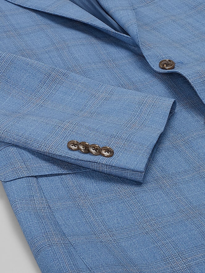 Joseph Abboud Classic Fit Plaid Suit
