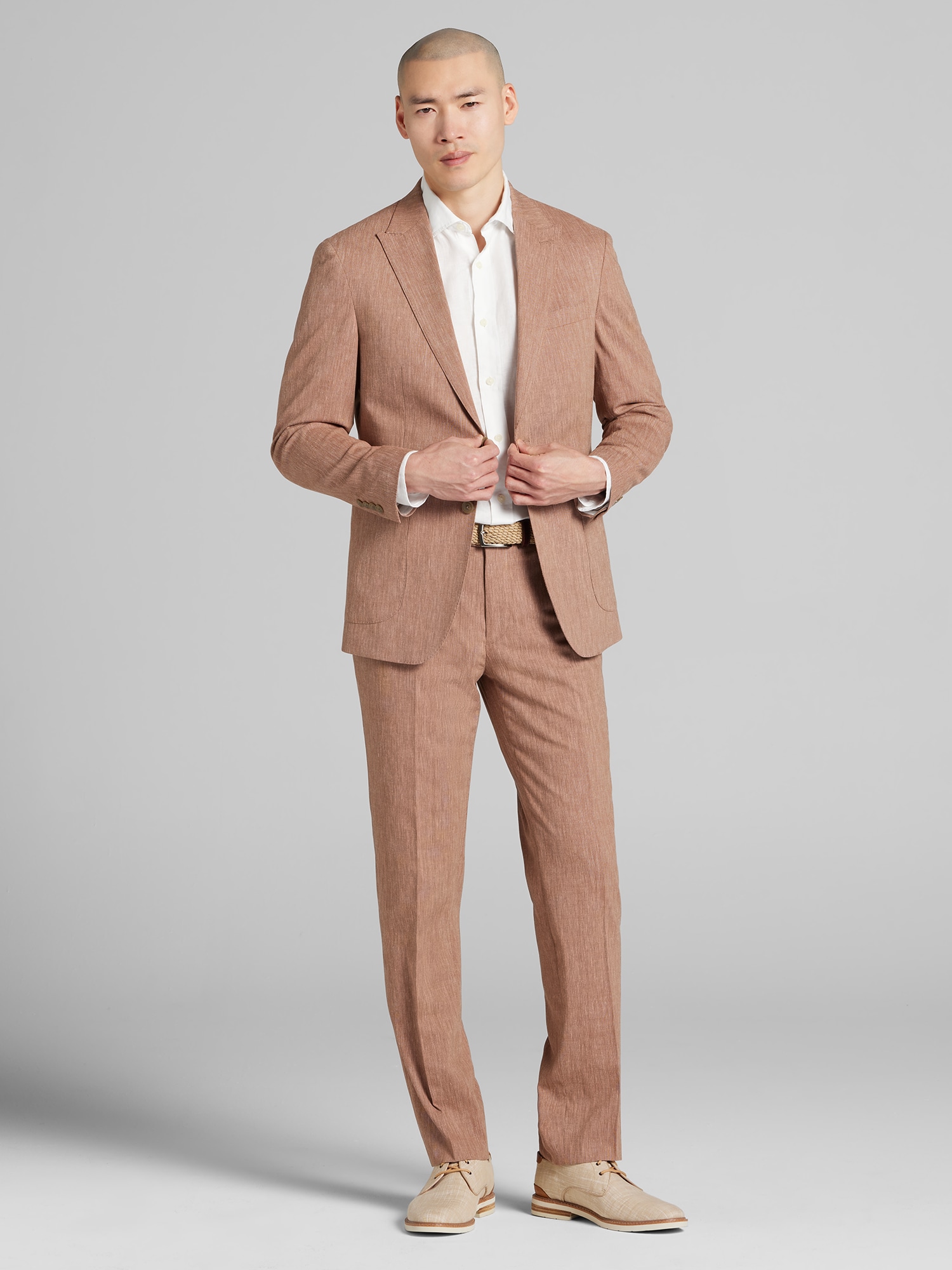 JOE Joseph Abboud Slim Fit Suit, Rust - Orange | 2 Piece Suits