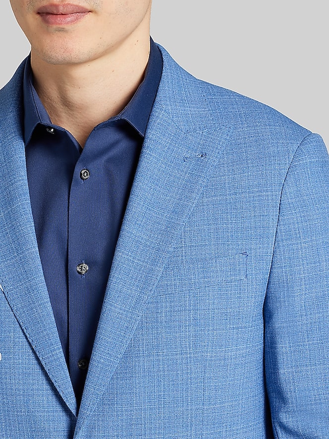 JOE Joseph Abboud Slim Fit Mini Check Suit