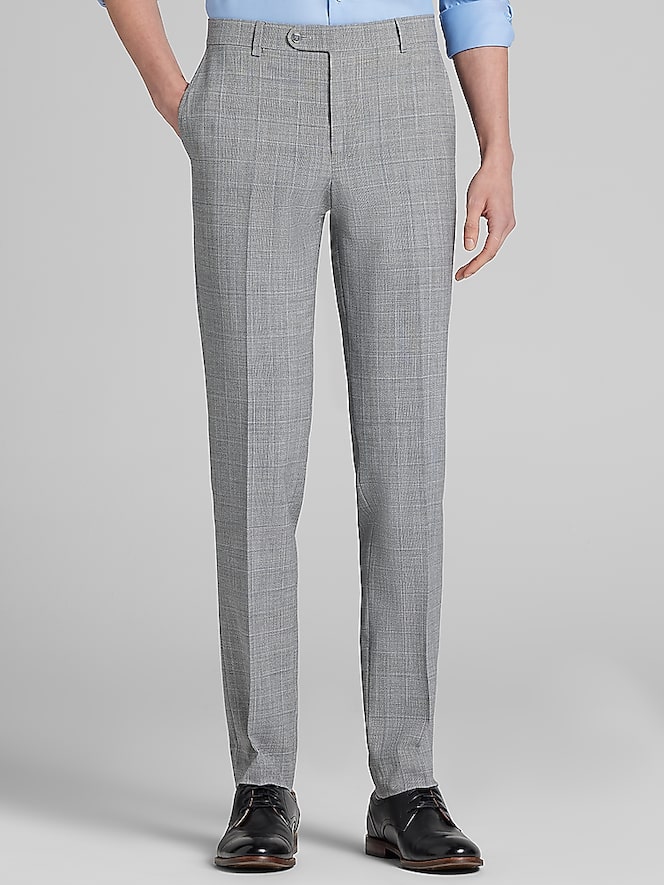 JOE Joseph Abboud Slim Fit Plaid Suit