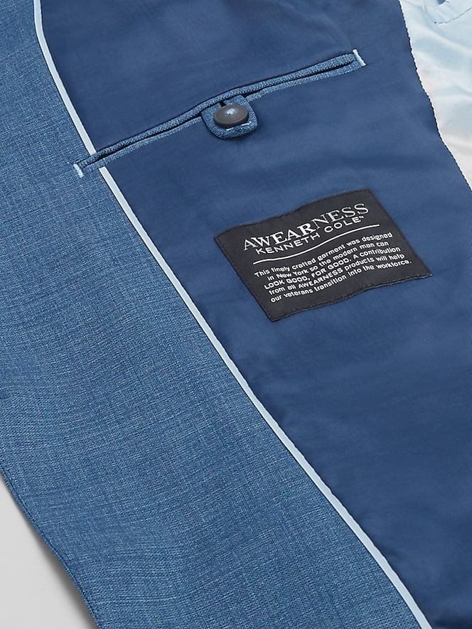 Awearness Kenneth Cole Slim Fit Check Suit