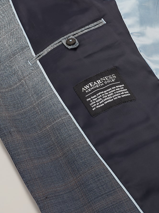 Awearness Kenneth Cole Modern Fit Plaid Suit