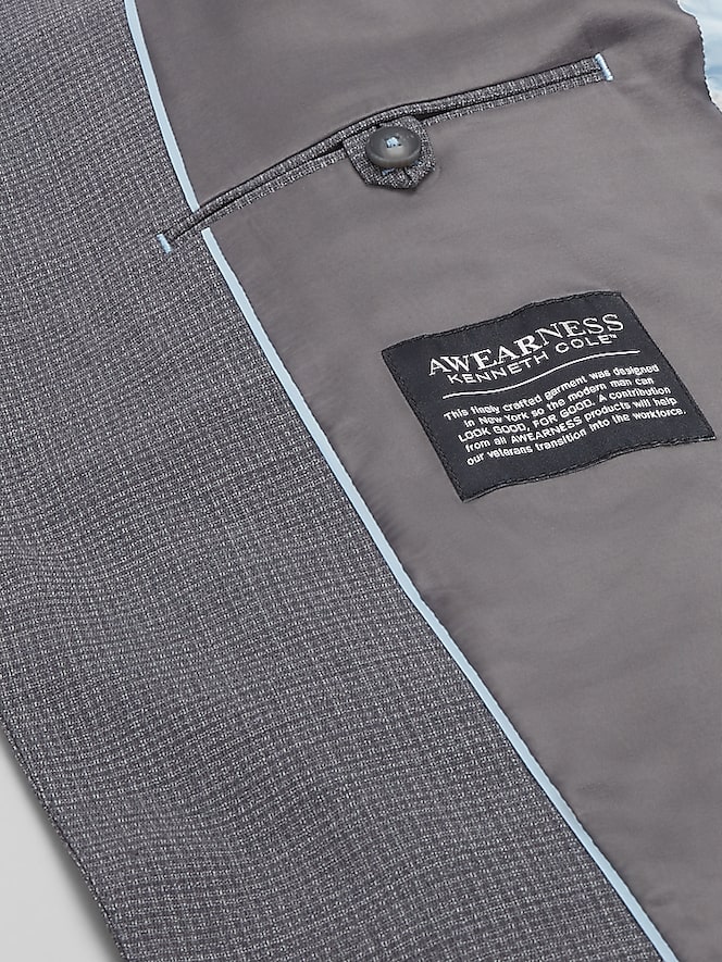 Awearness Kenneth Cole Modern Fit Grid Suit