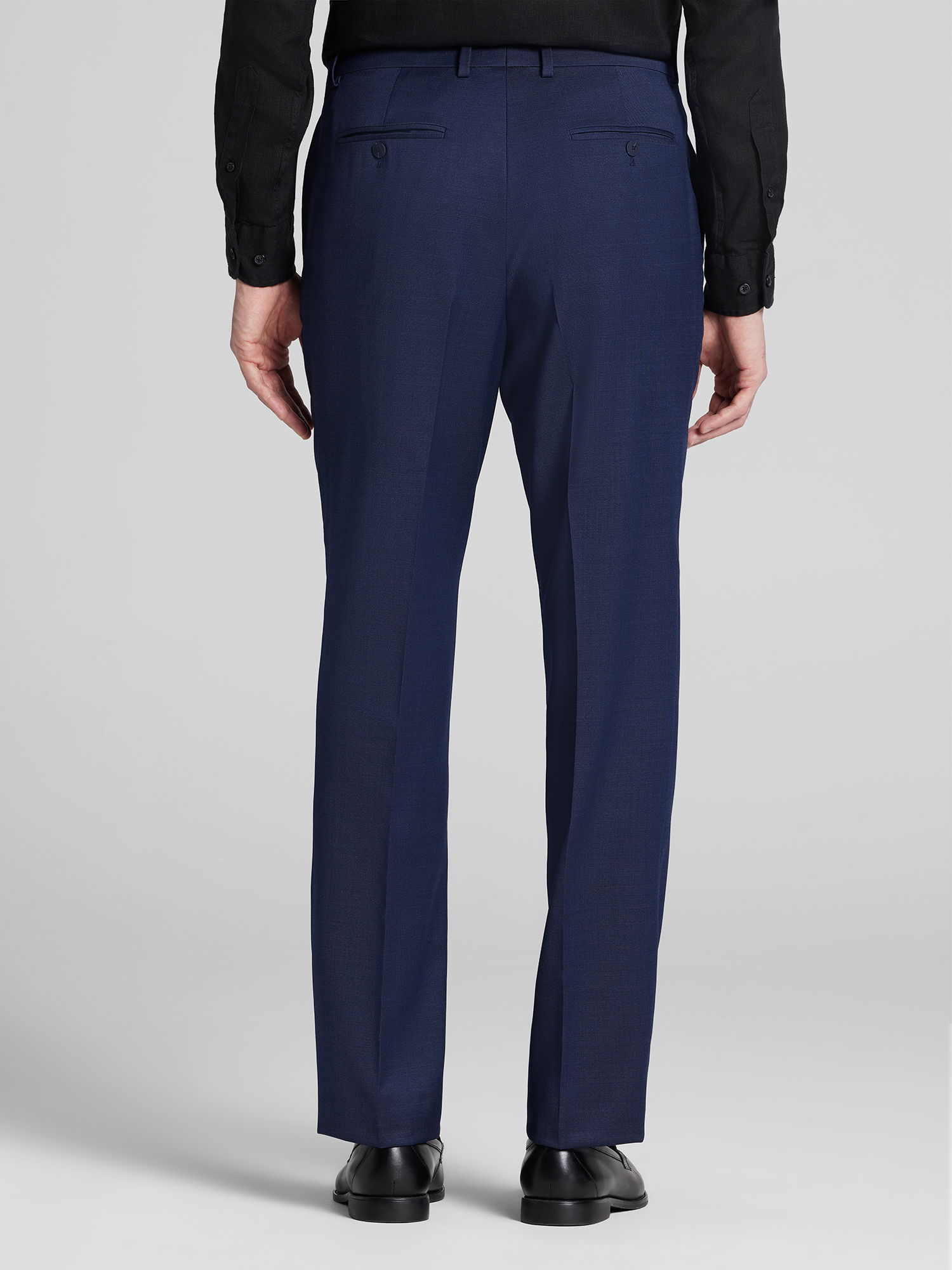 Awearness Kenneth Cole Modern Fit Tic Pattern Suit, Navy Tic