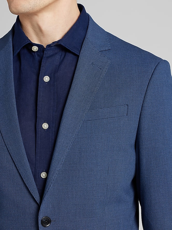 Egara Skinny Fit Check Suit