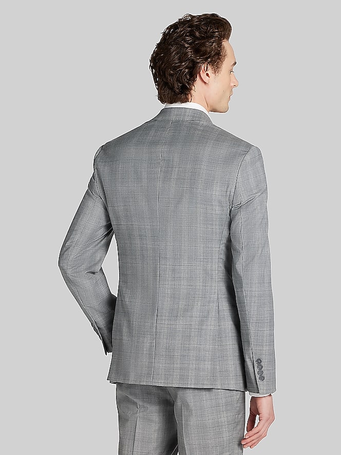 Calvin Klein Slim Fit Plaid Suit