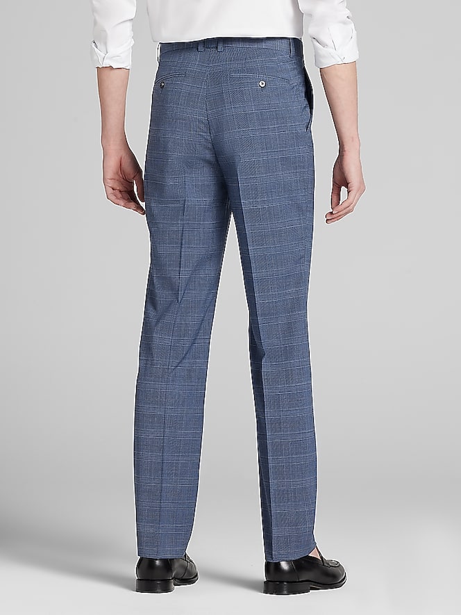 Calvin Klein Slim Fit Plaid Suit