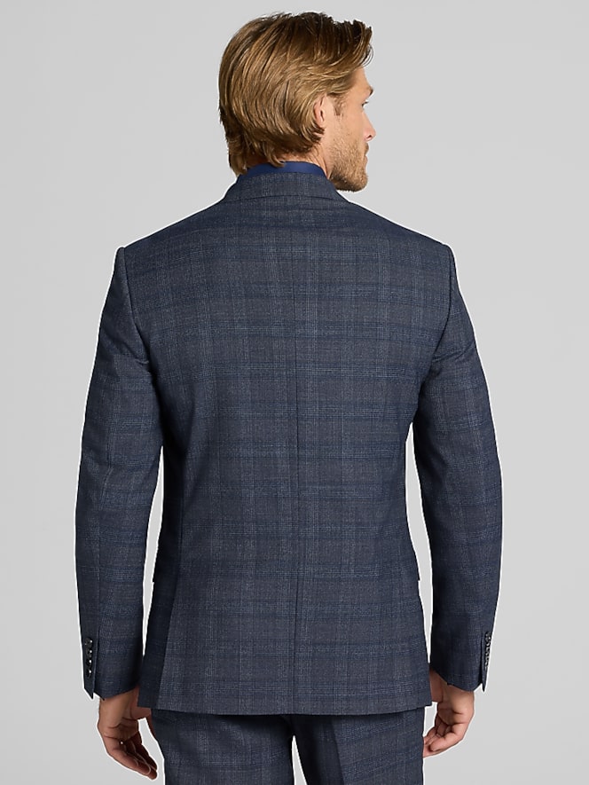 Calvin Klein Slim Fit Plaid Suit Jacket