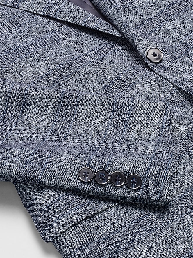 Calvin Klein Slim Fit Plaid Suit Jacket
