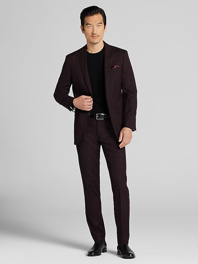 Wilke-Rodriguez Slim Fit Plaid Suit