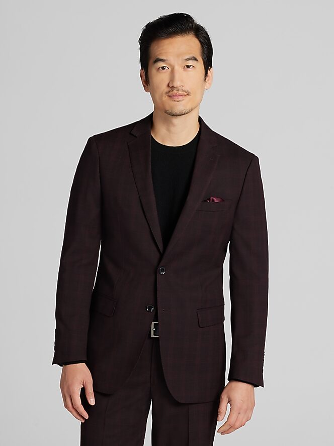 Wilke-Rodriguez Slim Fit Plaid Suit