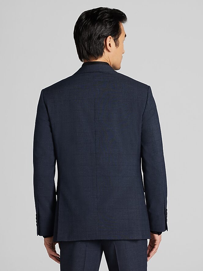 Wilke-Rodriguez Slim Fit Windowpane Plaid Suit