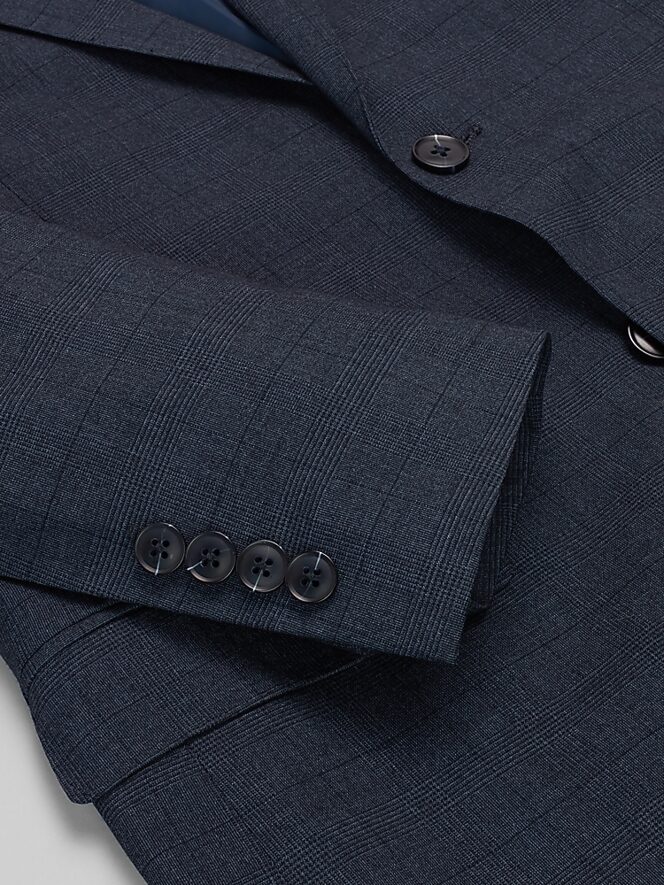 Wilke-Rodriguez Slim Fit Windowpane Plaid Suit