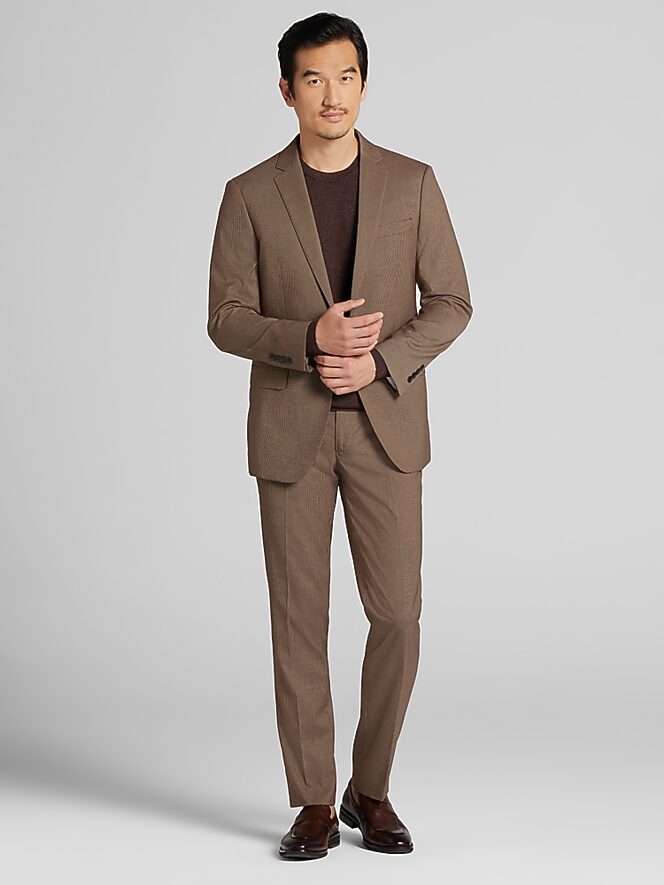 Wilke-Rodriguez Slim Fit Check Suit