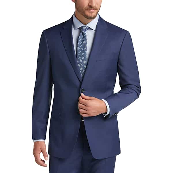 Tommy Hilfiger Big & Tall Modern Fit Men's Suit Jacket Blue/Postman -