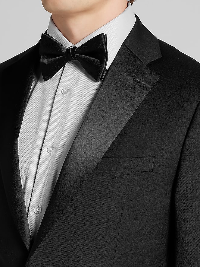 Calvin Klein Slim Fit Wool Notch Lapel Tuxedo Jacket