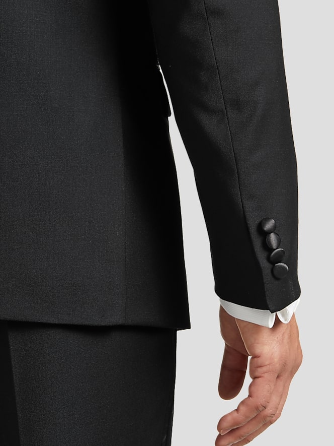 Calvin Klein Slim Fit Wool Notch Lapel Tuxedo Jacket