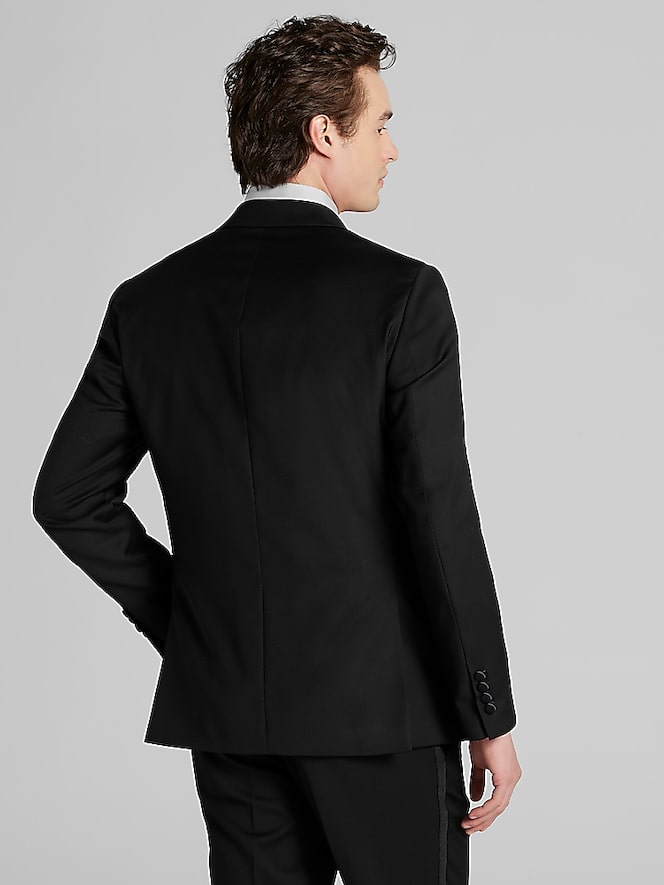 Calvin Klein Slim Fit Wool Notch Lapel Tuxedo Jacket