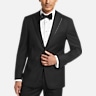 Calvin Klein Slim Fit Satin Edged Notch Lape Wool Tuxedo Jacket