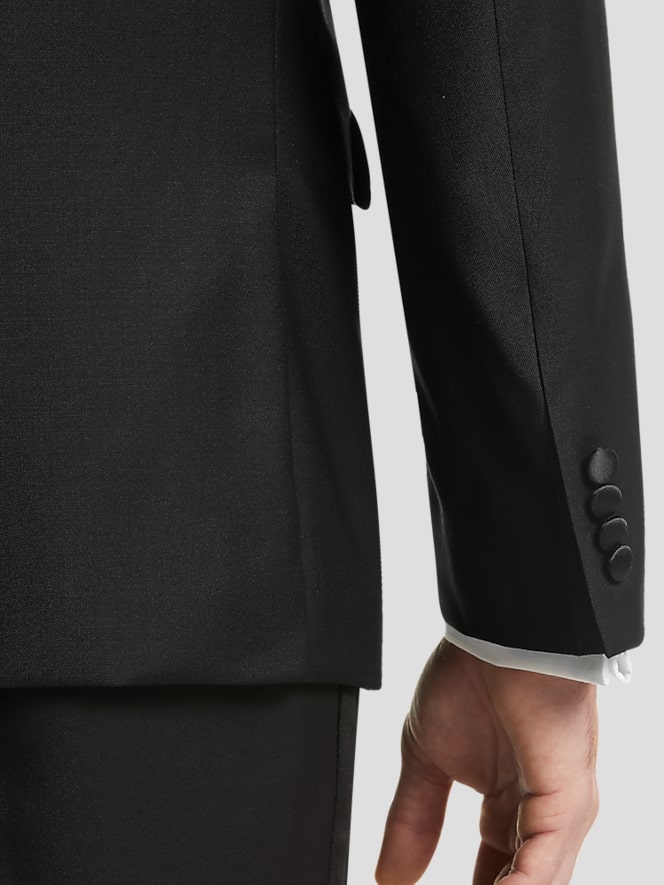 Calvin Klein Slim Fit Wool Shawl Lapel Tuxedo Jacket