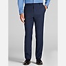 Awearness Kenneth Cole Modern Fit Check Flat-Front Hemmed Pants