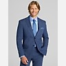 Dkny Modern Fit Windowpane Suit