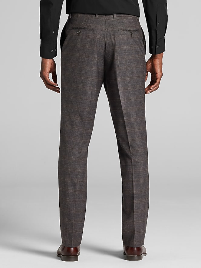 Joseph Abboud Classic Fit Plaid Suit Pants