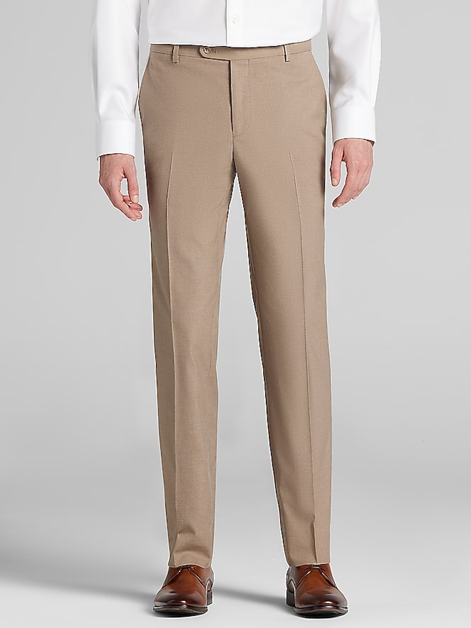 JOE Joseph Abboud Slim Fit Suit Pants, Tan - Image 1 of 2