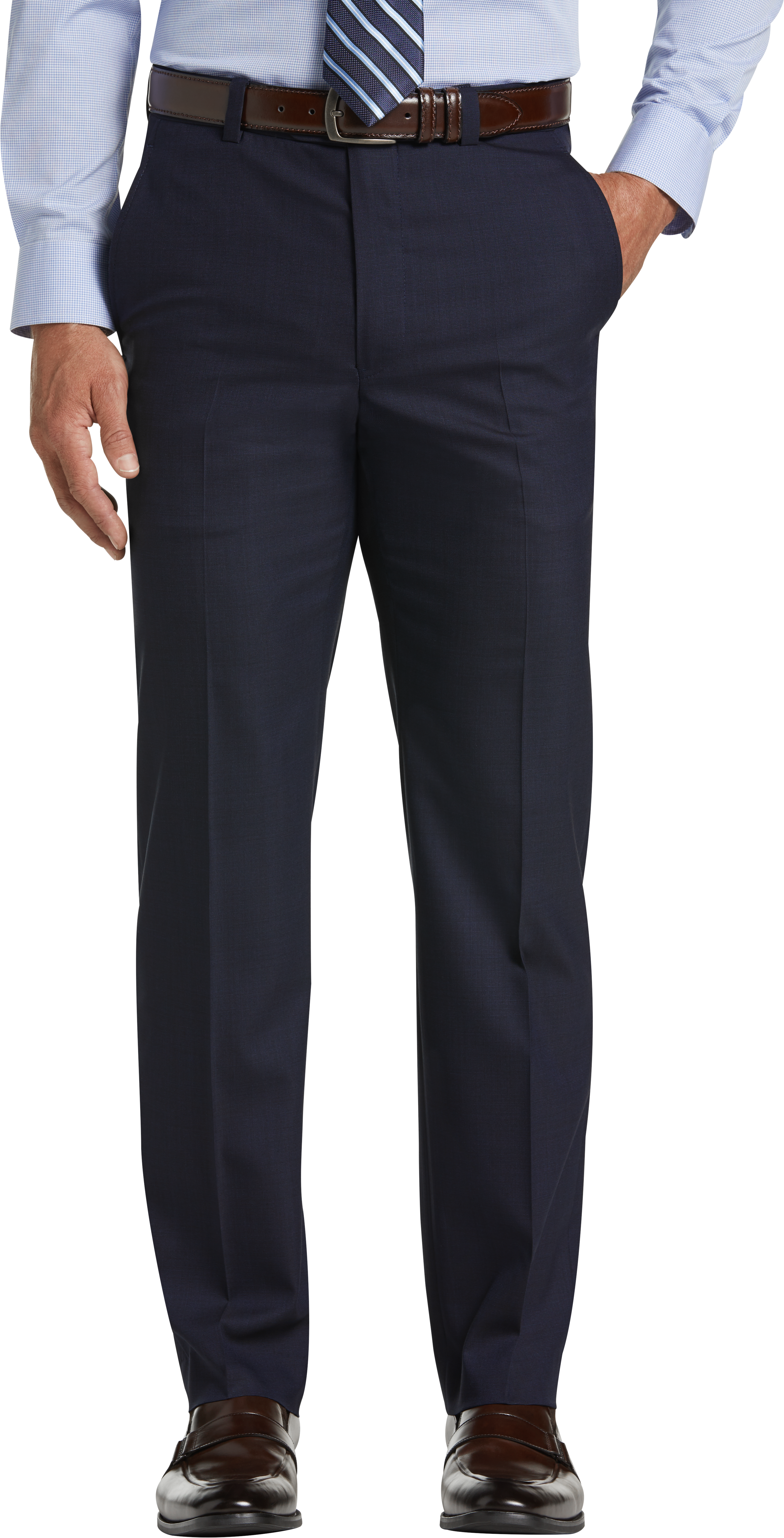 Modern Fit Wool Suit Pants