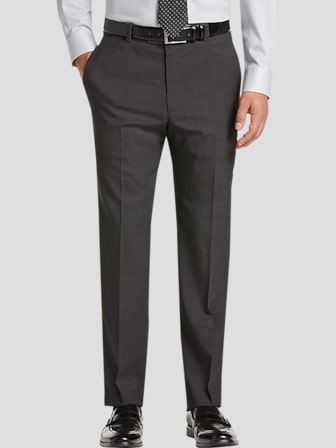 Wool Modern Fit Suit Pants
